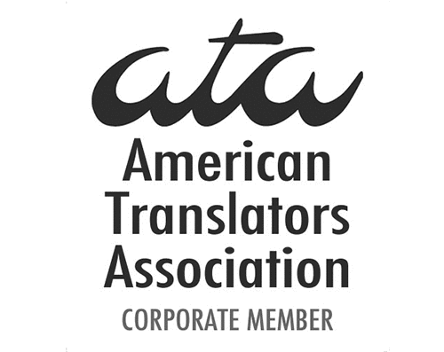 Logo: American Translators Association Corporate Member